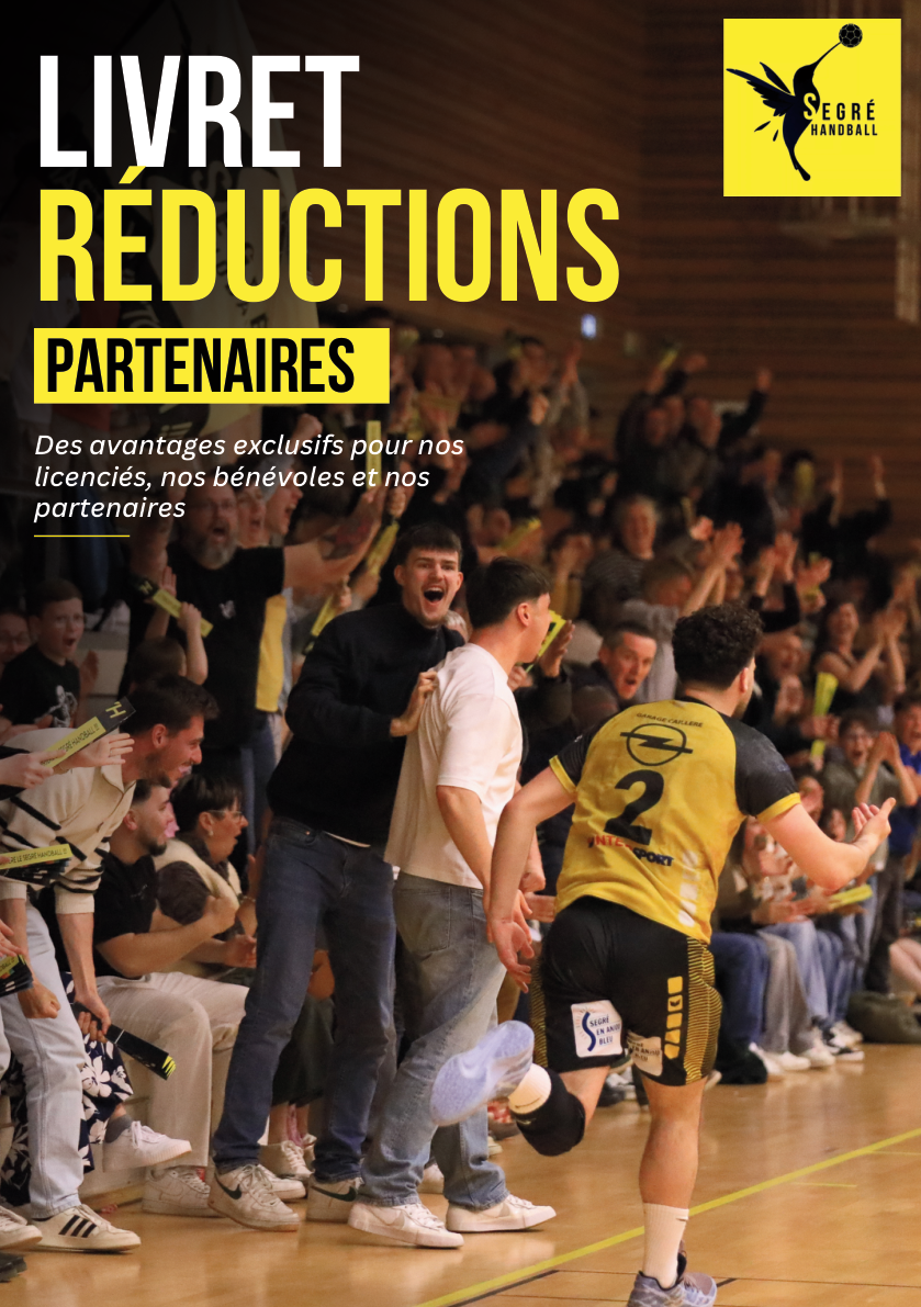 Livret réductions partenaires du Segré Handball — saison 2026–2027